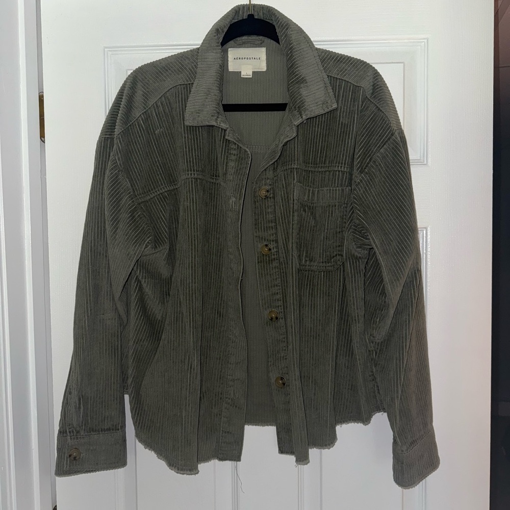 Corduroy Green Jacket